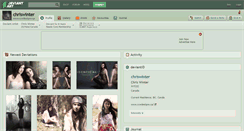Desktop Screenshot of chriswinter.deviantart.com