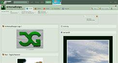 Desktop Screenshot of airnomaddesigns.deviantart.com