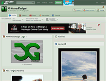Tablet Screenshot of airnomaddesigns.deviantart.com