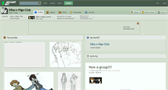 Desktop Screenshot of kiba-x-hige-club.deviantart.com