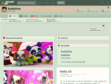 Tablet Screenshot of buddypoke.deviantart.com