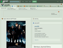 Tablet Screenshot of ponylkb.deviantart.com