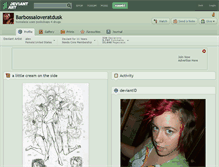 Tablet Screenshot of barbossaloveratdusk.deviantart.com