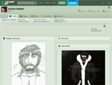 Tablet Screenshot of anime-master.deviantart.com