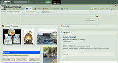 Desktop Screenshot of echoingwolfcall.deviantart.com