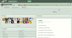 Desktop Screenshot of female-eridan.deviantart.com