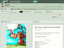 Tablet Screenshot of jetcart.deviantart.com