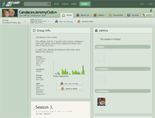 Tablet Screenshot of candacexjeremyclub.deviantart.com