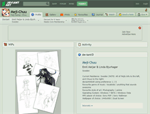 Tablet Screenshot of meji-chuu.deviantart.com