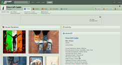 Desktop Screenshot of emo-cap-cadet.deviantart.com