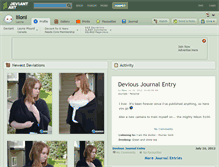 Tablet Screenshot of liloni.deviantart.com