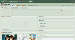 Desktop Screenshot of glen-chan.deviantart.com