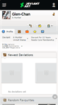 Mobile Screenshot of glen-chan.deviantart.com