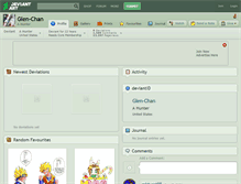 Tablet Screenshot of glen-chan.deviantart.com