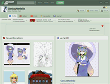 Tablet Screenshot of geniusmerielle.deviantart.com