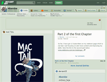 Tablet Screenshot of mbembe.deviantart.com