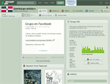 Tablet Screenshot of dominican-artists.deviantart.com