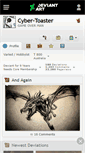 Mobile Screenshot of cyber-toaster.deviantart.com