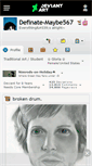 Mobile Screenshot of definate-maybe567.deviantart.com
