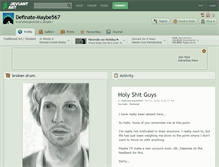 Tablet Screenshot of definate-maybe567.deviantart.com