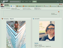 Tablet Screenshot of lientie.deviantart.com