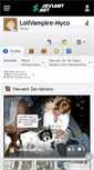Mobile Screenshot of lolivampire-myco.deviantart.com