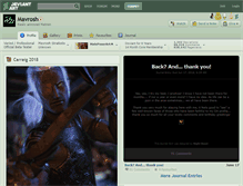 Tablet Screenshot of mavrosh.deviantart.com