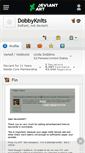 Mobile Screenshot of dobbyknits.deviantart.com