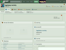 Tablet Screenshot of logolepsy-society.deviantart.com