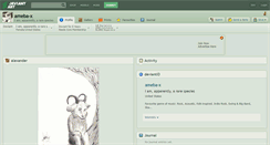 Desktop Screenshot of ameba-x.deviantart.com