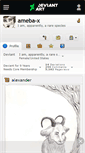Mobile Screenshot of ameba-x.deviantart.com
