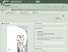 Tablet Screenshot of ameba-x.deviantart.com