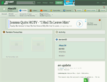 Tablet Screenshot of akacchi.deviantart.com