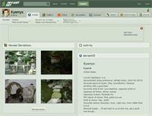 Tablet Screenshot of kyamyx.deviantart.com