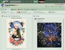 Tablet Screenshot of longestdistance.deviantart.com