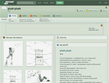 Tablet Screenshot of plush-plush.deviantart.com