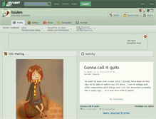 Tablet Screenshot of issulen.deviantart.com