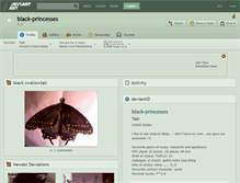 Tablet Screenshot of black-princesses.deviantart.com