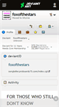 Mobile Screenshot of foxofthestars.deviantart.com