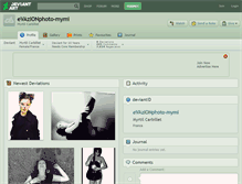 Tablet Screenshot of evazionphoto-mymi.deviantart.com