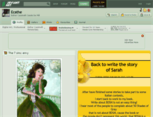 Tablet Screenshot of ecathe.deviantart.com