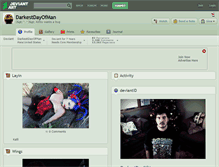 Tablet Screenshot of darkestdayofman.deviantart.com