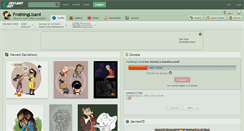 Desktop Screenshot of frothinglizard.deviantart.com