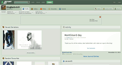Desktop Screenshot of kingbaldwiniv.deviantart.com