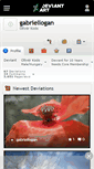 Mobile Screenshot of gabriellogan.deviantart.com