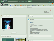 Tablet Screenshot of estrilda.deviantart.com