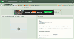 Desktop Screenshot of hollyheadless.deviantart.com