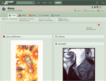 Tablet Screenshot of dheny.deviantart.com