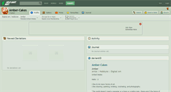 Desktop Screenshot of amber-cakes.deviantart.com