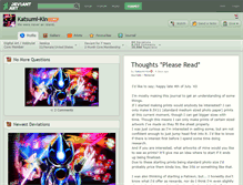 Tablet Screenshot of katsumi-kin.deviantart.com